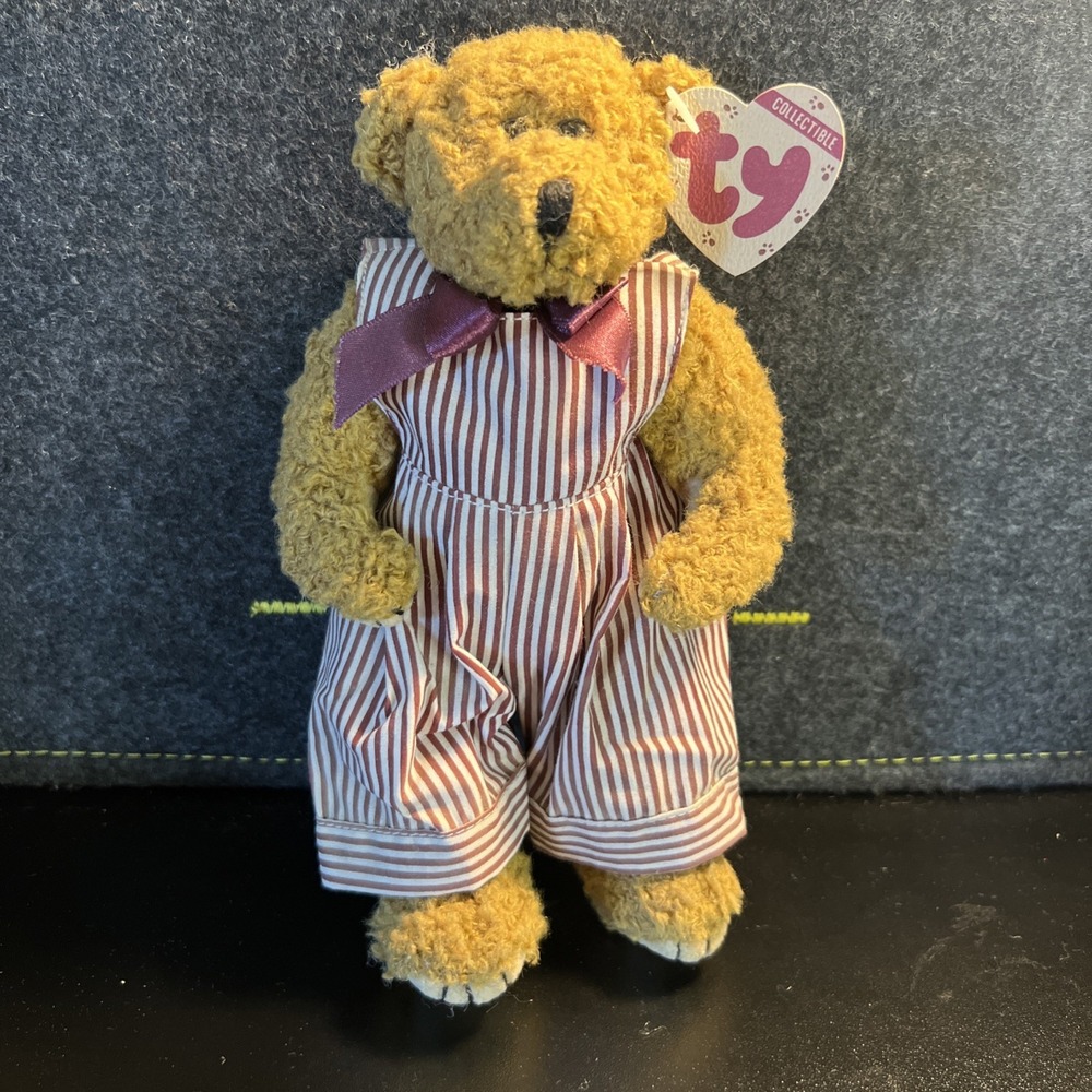 Ty Beanie Attic Treasures‎ Dexter Jointed Possible 8" Plush Vintage Retired